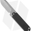 Serge Panchenko Bean Flipper Black G-10 (2" Tumbled) -Knives Shop sp bean black g10 cm