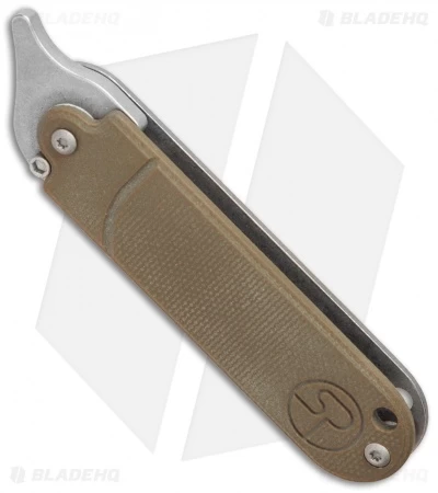 Serge Panchenko Bean Flipper Coyote G-10 (2" Tumbled) 4 Serge Panchenko Bean Flipper Coyote G-10 (2" Tumbled) - Image 2