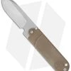 Serge Panchenko Bean Flipper Coyote G-10 (2" Tumbled) -Knives Shop sp bean coyote g10 cm